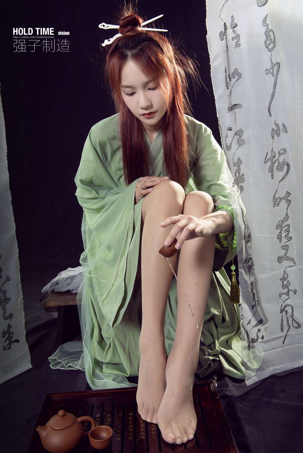 [Ligui丽柜] 2022.07.29-1《玉足清茶》心心 [144P126MB]插图