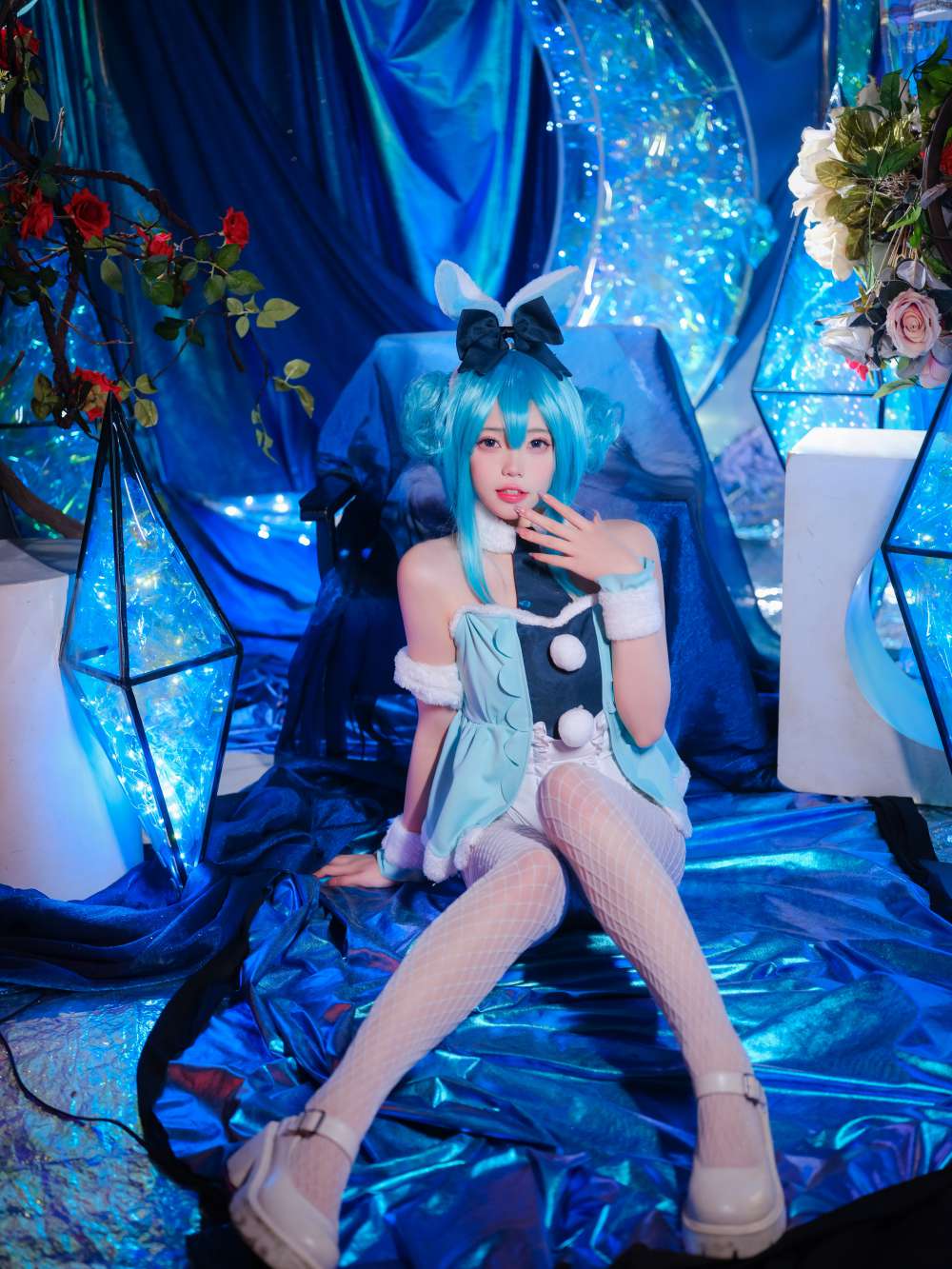 咬一口兔娘 NO.002 MIKU初音未来兔女郎 [13P-84MB]插图1