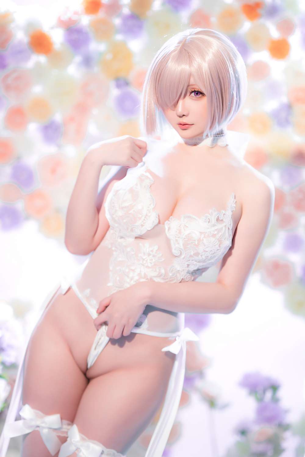 星之迟迟 N0.167 计划C FGO 玛修婚纱 [78P1V-425MB]插图
