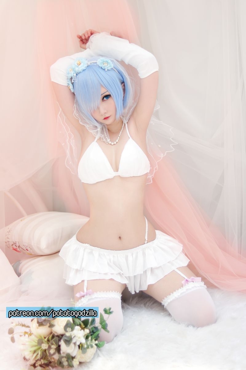 越南 Potato Godzilla NO.081 Bride Rem [42P-277MB]插图1