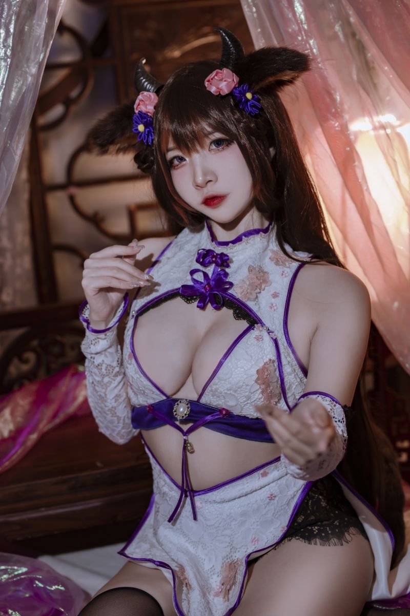 二佐Nisa NO.159 碧蓝樫野旗袍 [24P-287MB]插图