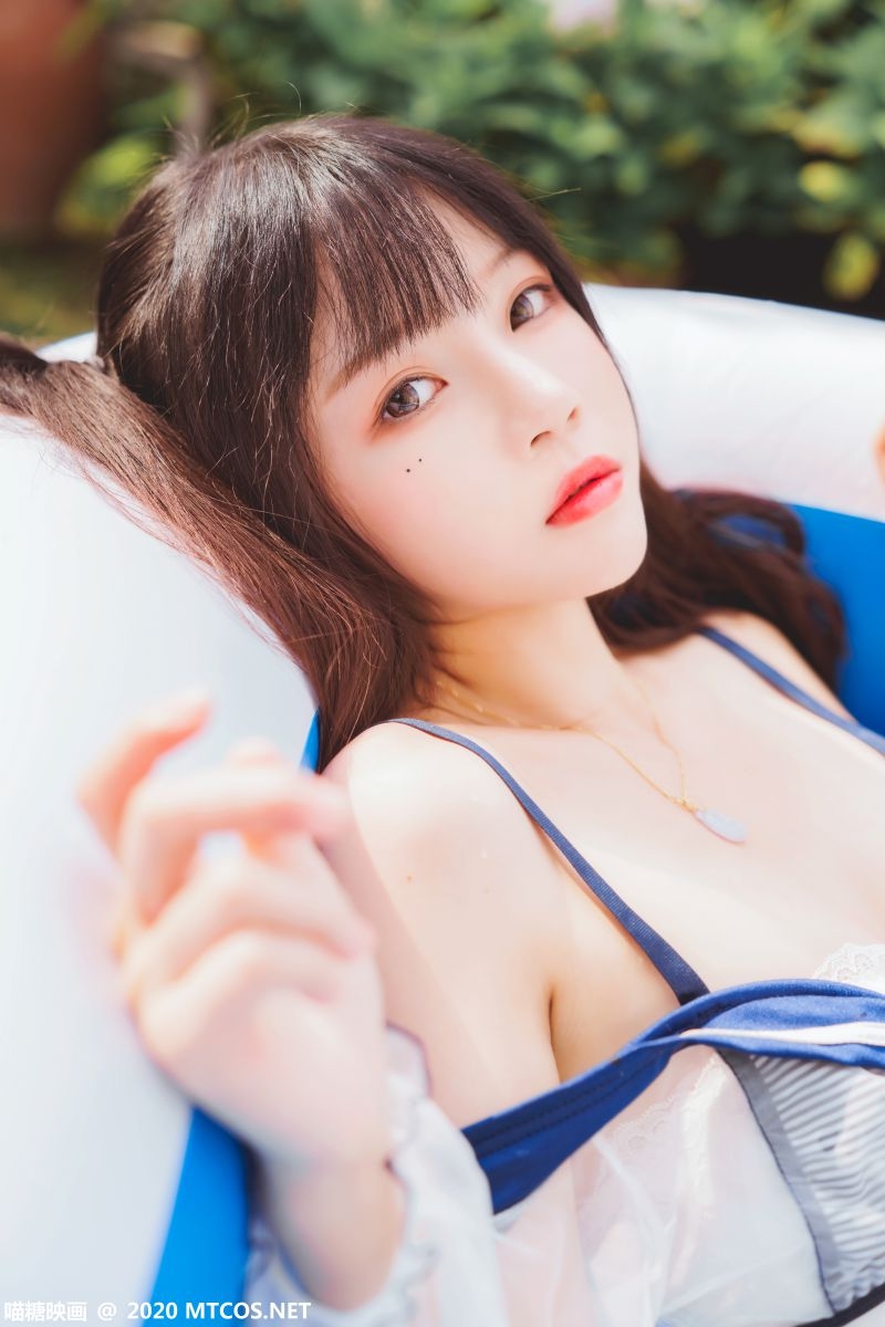 [喵糖映画] VOL.303 蓝色夏日 [20P509M]插图1