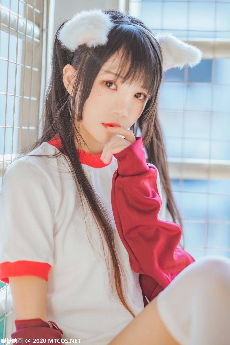 [喵糖映画] VOL.308 红色体操服 [44P826]插图1