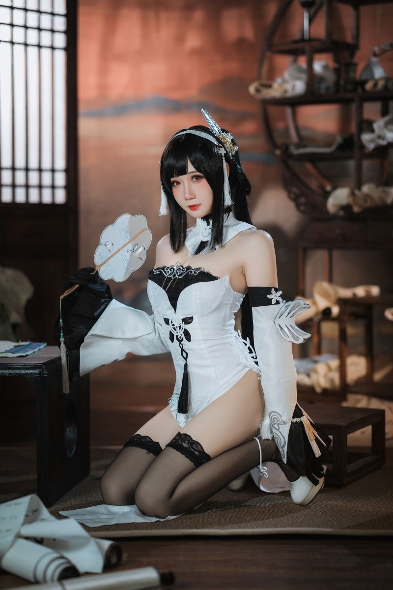 焖焖碳  NO.28 碧蓝航线 鎮海 白黑礼服 [23P-182M]插图