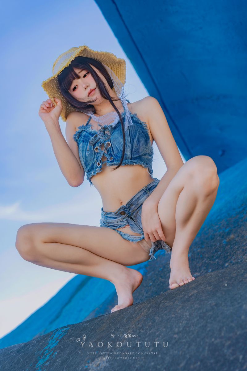 咬一口兔娘 - NO.100『海の夏日』Shotgun [83P1V-1.44G]插图1