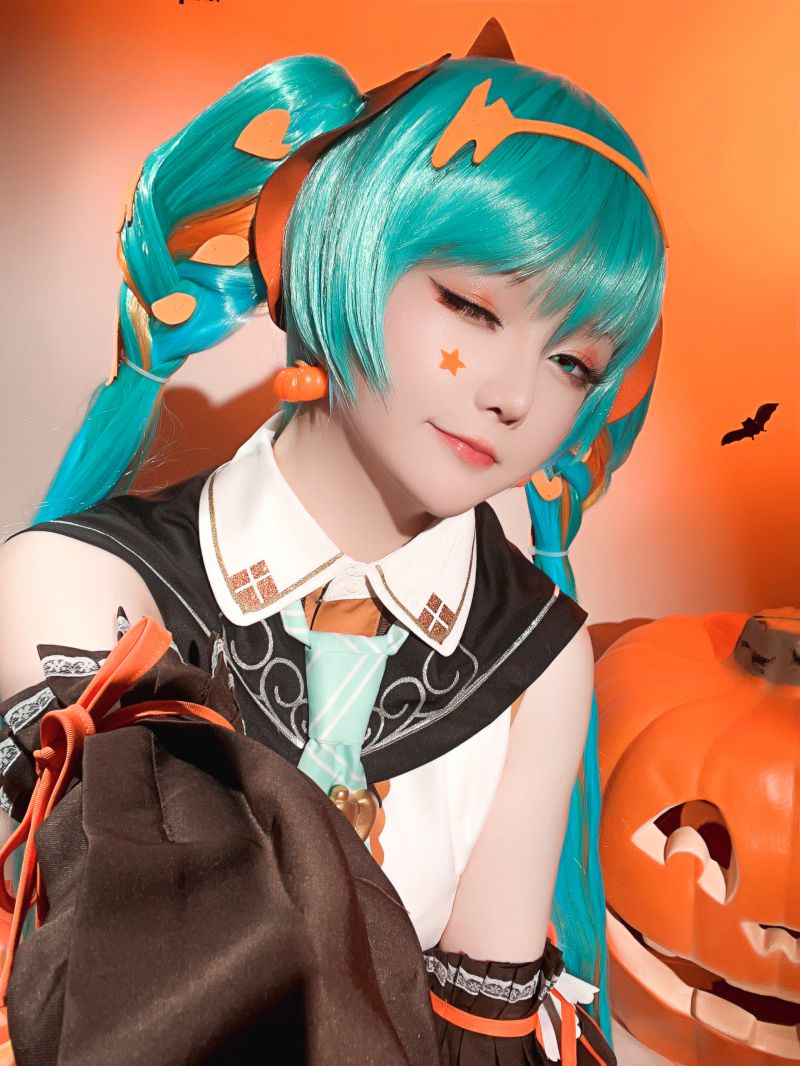 星之迟迟 – NO.193 2023年10月计划赠品 万圣节MIKU[53P-306.3M]插图