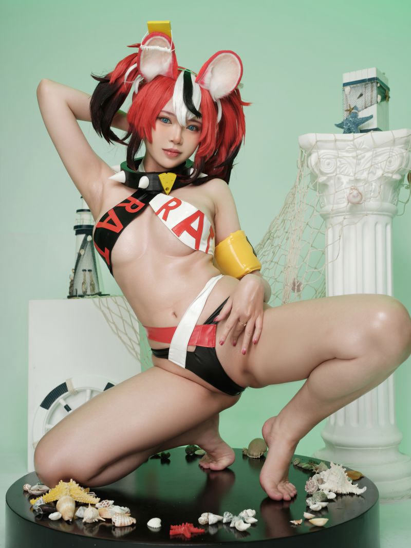 ZinieQ - NO.001 Hakos Baelz Pole Dancing[38P+2V-1.13G]插图
