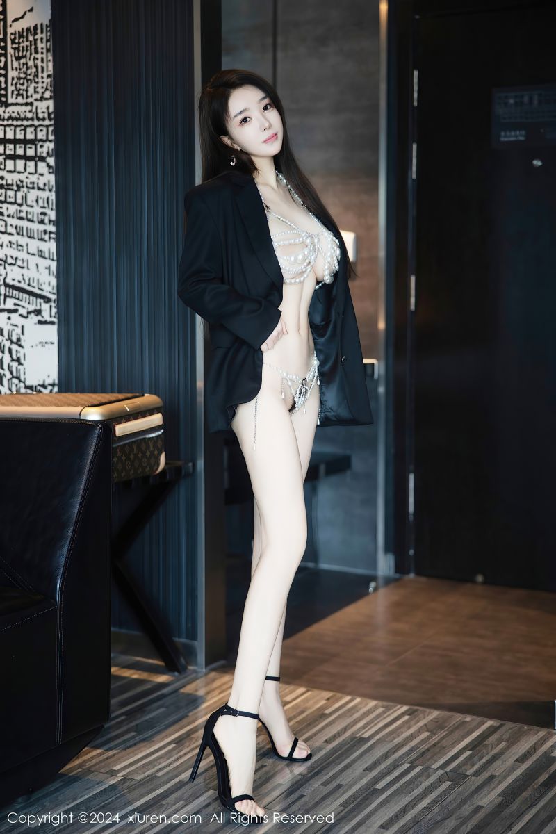 [XIUREN秀人网] 2024.01.10 NO.7939 雨儿baby 性感链式情趣内衣插图