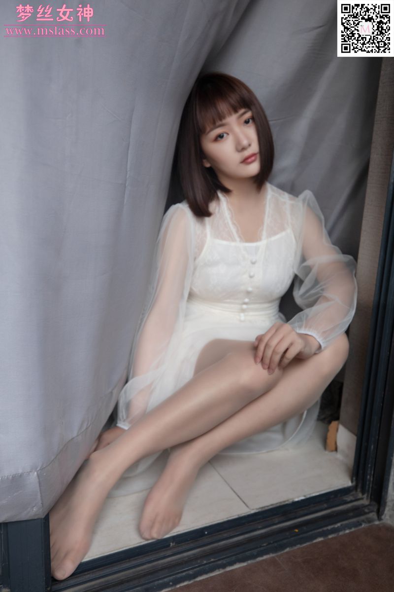 [MSLASS梦丝女神] 2019-11-23 NO.079 莎莎 透明白纱裙 [66+1P／598MB]插图