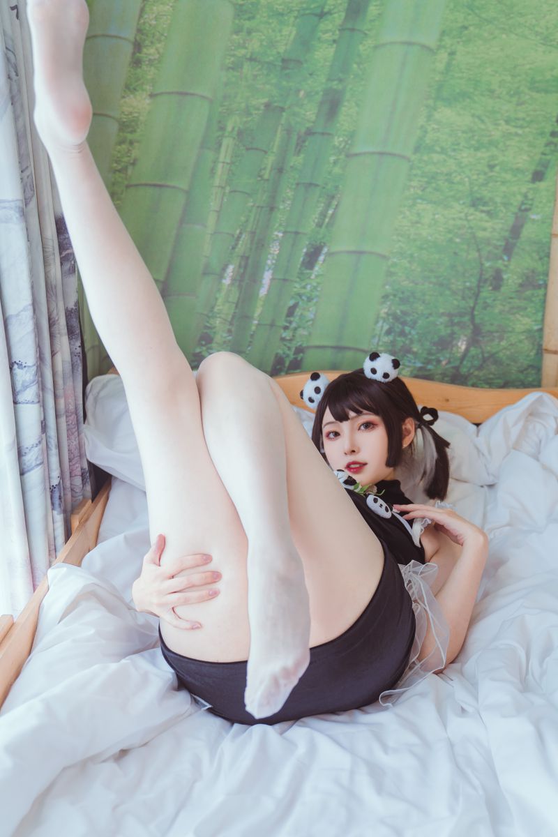 Natsuko夏夏子 – NO.032 熊猫女仆[64P1V-852MB]插图