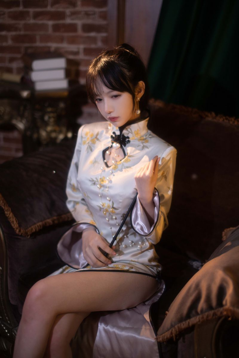 Shika小鹿鹿 – NO.111 中秋旗袍 [12P-95MB]插图