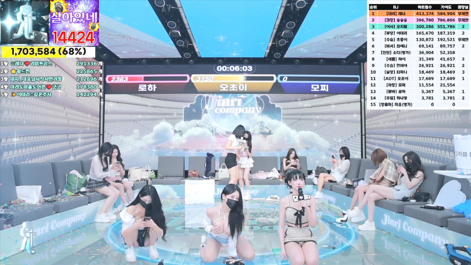 最近超火的jinricp韩国BJ女团 第三季 10.02日11小时直播视频【8V37G】插图1