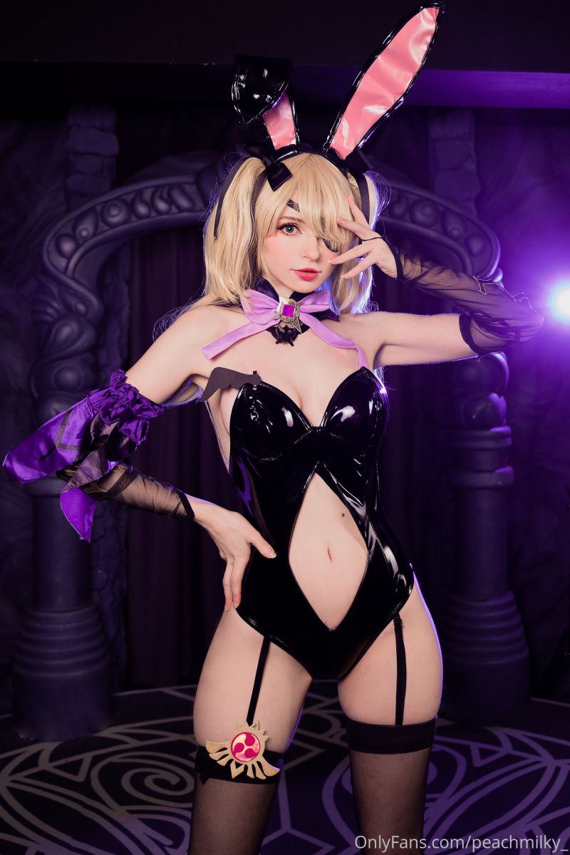 Peach milky - NO.015 Fischl Playboy Bunny Genshin Impact[24P／19.3MB]插图1