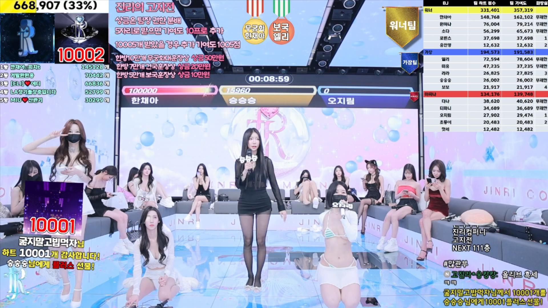jinricp韩国BJ女团 第四季 第3集 高地之战团队PK 12.18日15个半小时直播视频【10V53G】插图1