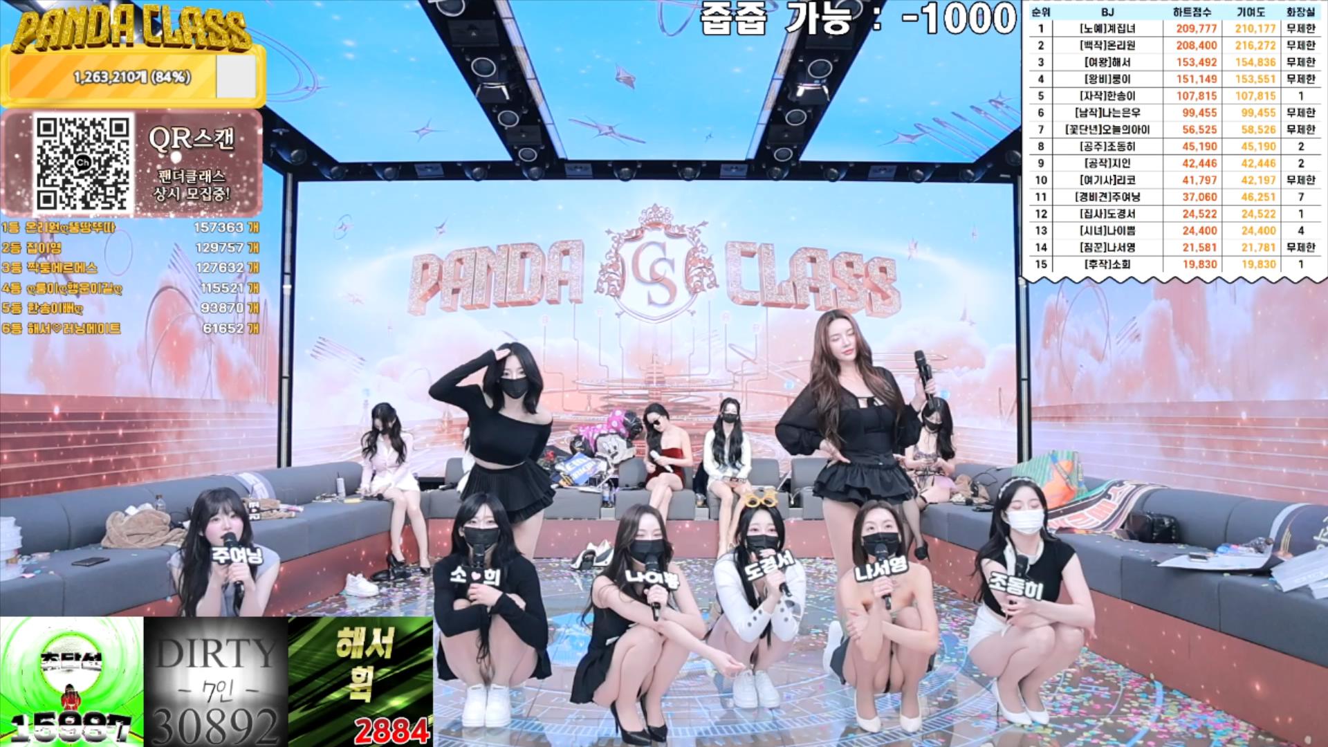 韩国BJ女团 熊猫班 第二季 第10集 12.10日15个小时直播视频【10V51G】插图1
