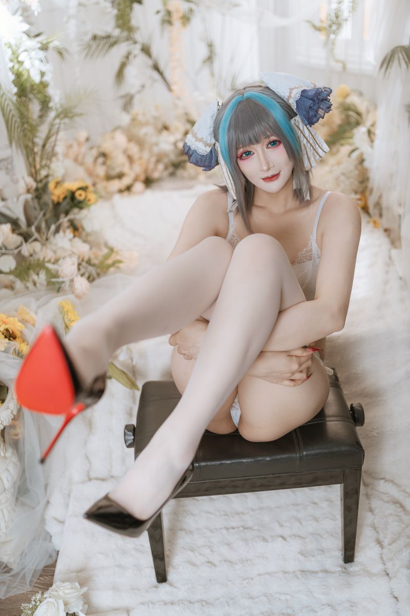 兔胖胖min - NO.009  碧蓝航线 柴郡 礼服[40P-674.7M]插图1