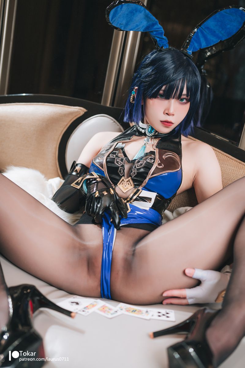 Tokar浵卡 NO.059 夜阑(兔女郎ver) - Yelab (Bunny ver) [40P-1V-2.00GB]插图1