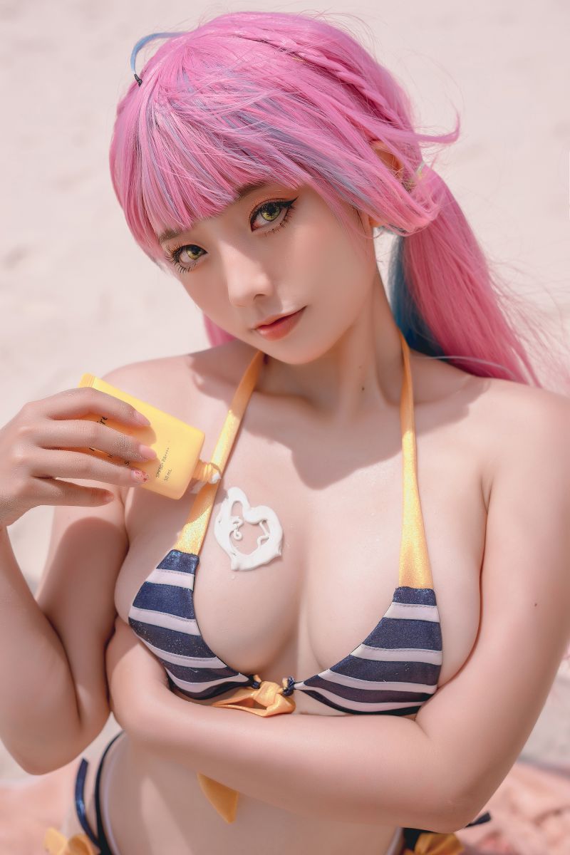 Messie Huang – NO.020 Aqua Bikini [34P-61MB]插图1