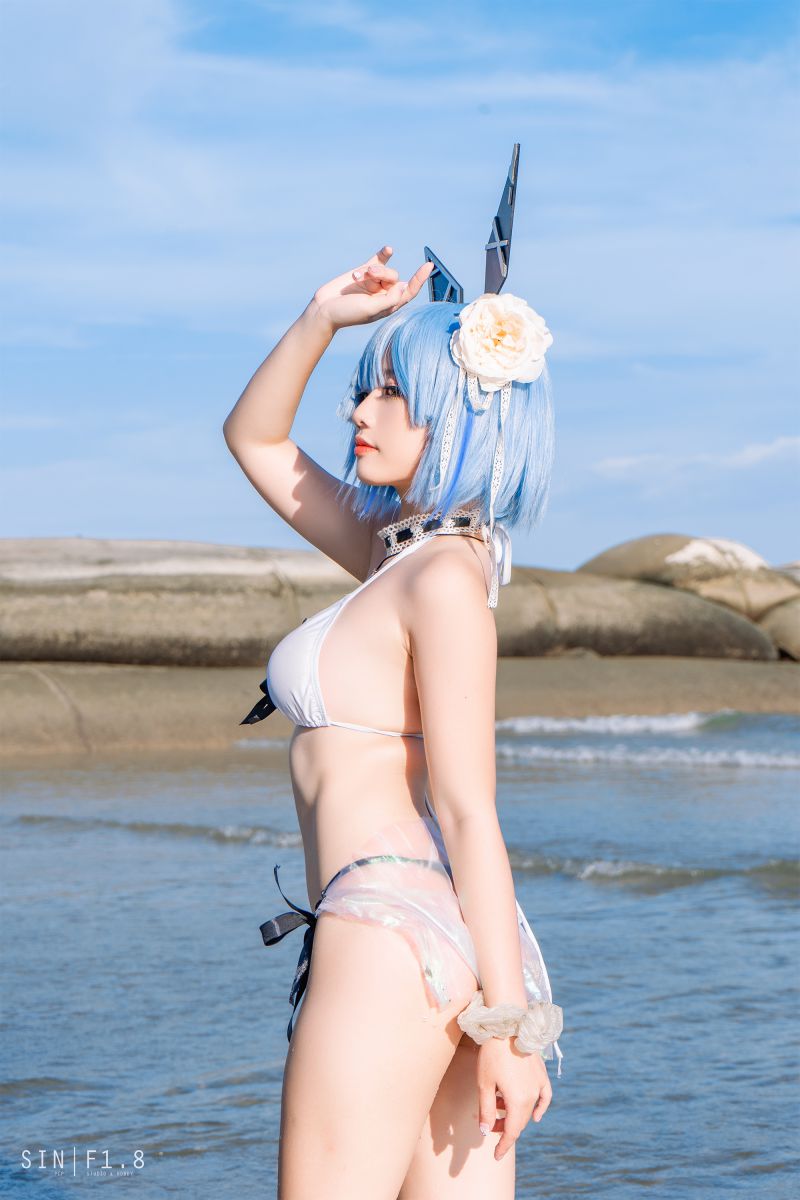 Messie Huang NO.011 Gascogne swimsuit [20P-77MB]插图1