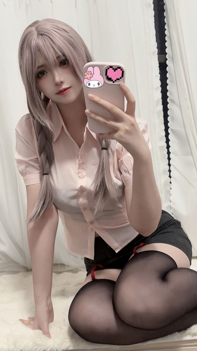 疯猫ss – NO.198 紫色麻花辫 [15P-21MB]插图1