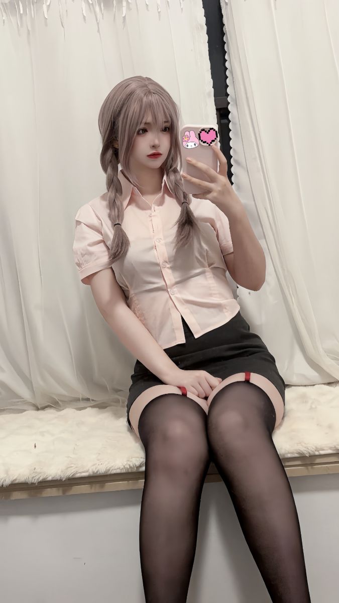 疯猫ss – NO.198 紫色麻花辫 [15P-21MB]插图