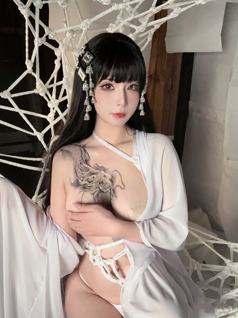 yuuhui玉汇 (Kokuhui) – NO.112 Patreon Set A 白龙吟[40P-81.3M]插图1