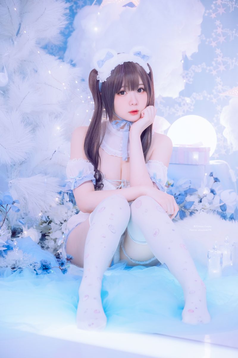 霜月shimo – NO.116 White Bear [16P-384MB]插图1