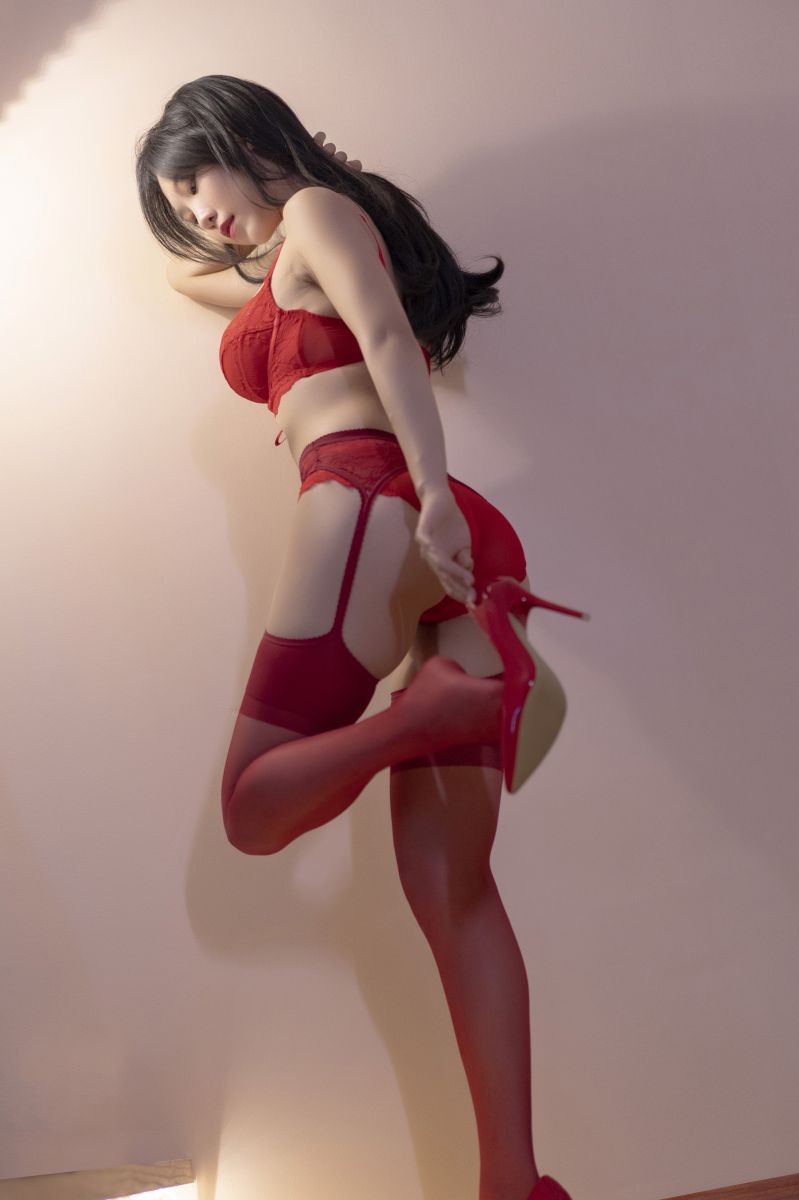 抖娘-利世 – 红涩小铃铛插图1