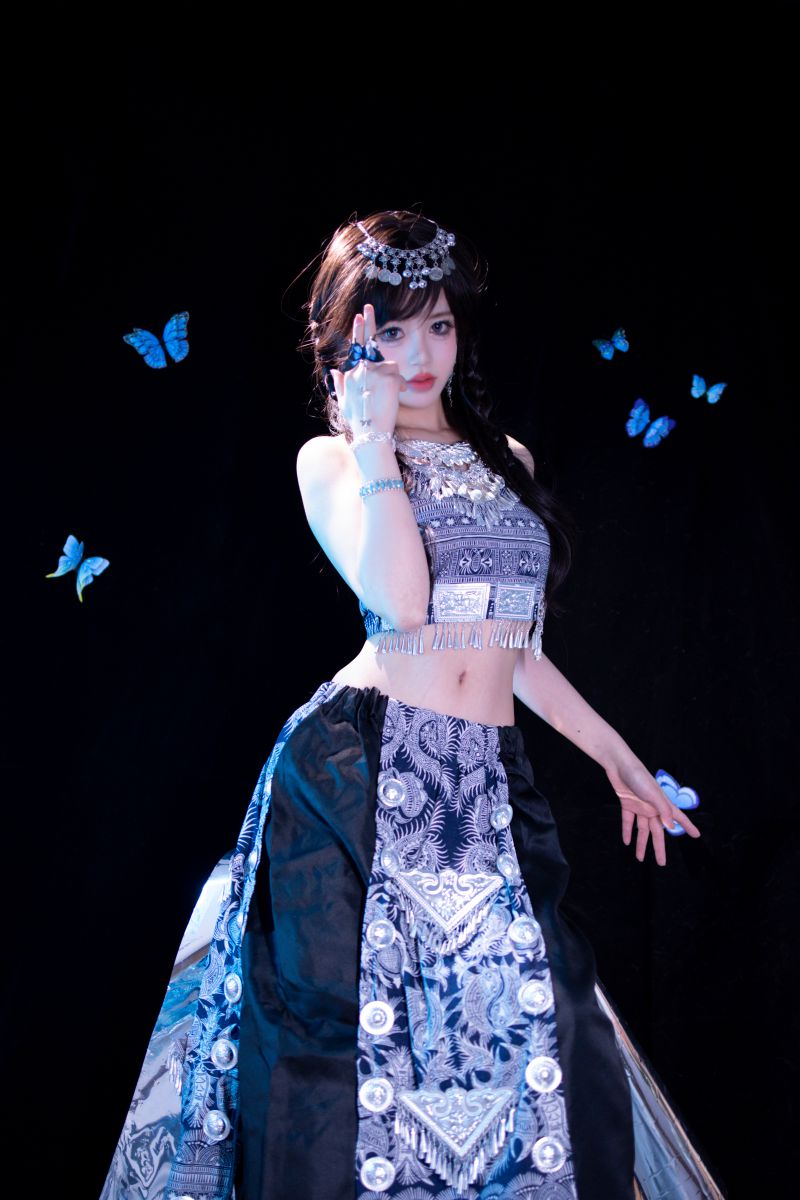 星黛鹿鹿i – NO.008 苗疆蓝蝶[52P-708.6M]插图