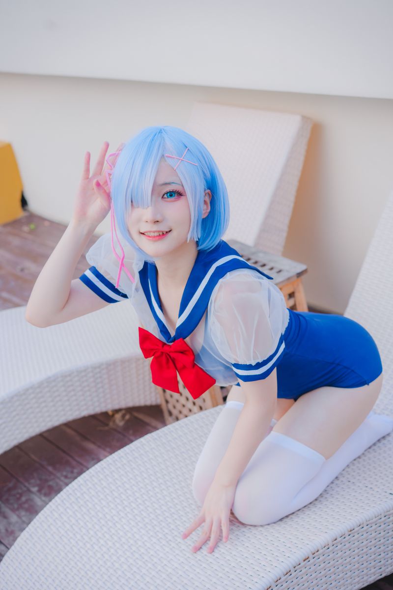 幼愛Youmeko – NO.025 蕾姆泳装[18P-49.5M]插图1