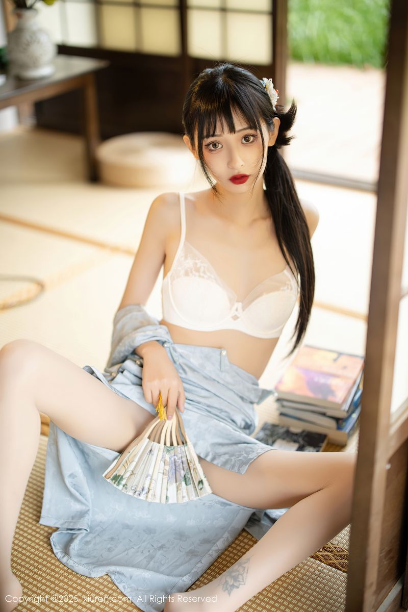 [XIUREN秀人网] 2025.05.15 NO.10278 茂木希子 性感日式旗袍插图1