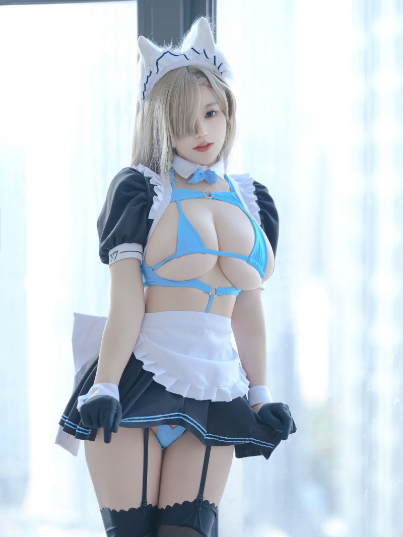 小仓千代w – NO.129 蔚蓝档案 一之濑明日奈 女仆[22P-65.9M]插图