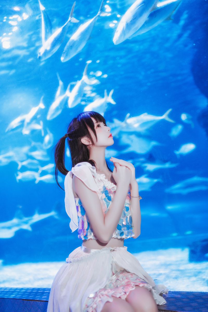桜桃喵 – NO.212 水族馆[15P-226.1M]插图1