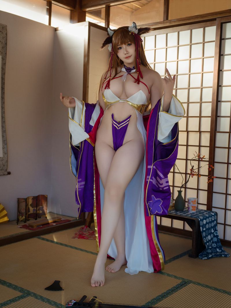 麻花酱 – NO.123 碧蓝航线 樫野牛牛[28P-1V-339.6M]插图1