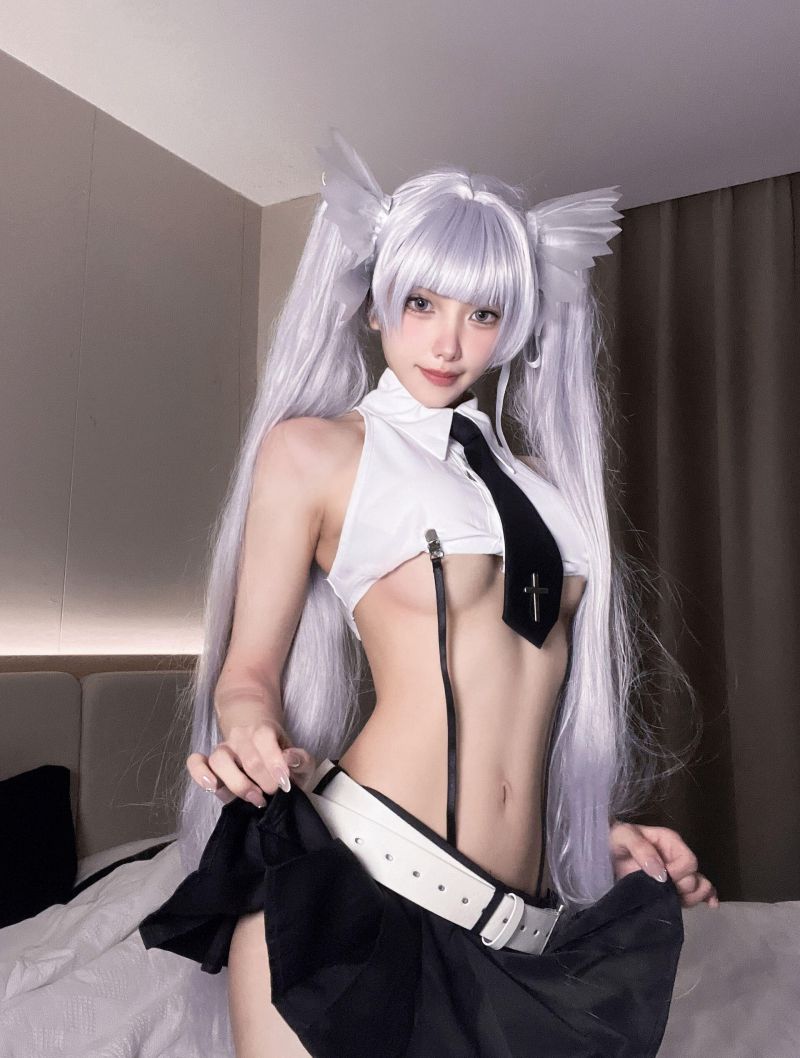 果咩酱w – NO.047 天使女J[23P-111.3M]插图1