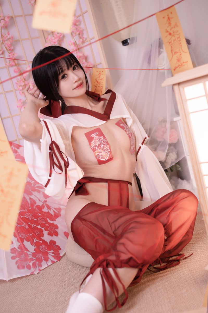 星黛鹿鹿i – NO.010 祈福巫女[56P-724.1M]插图