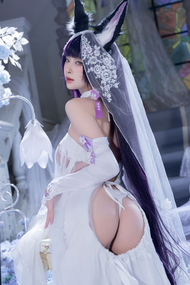 清水由乃 – NO.076 碧蓝航线 武藏 紫藤花 [51P1V-638MB]插图