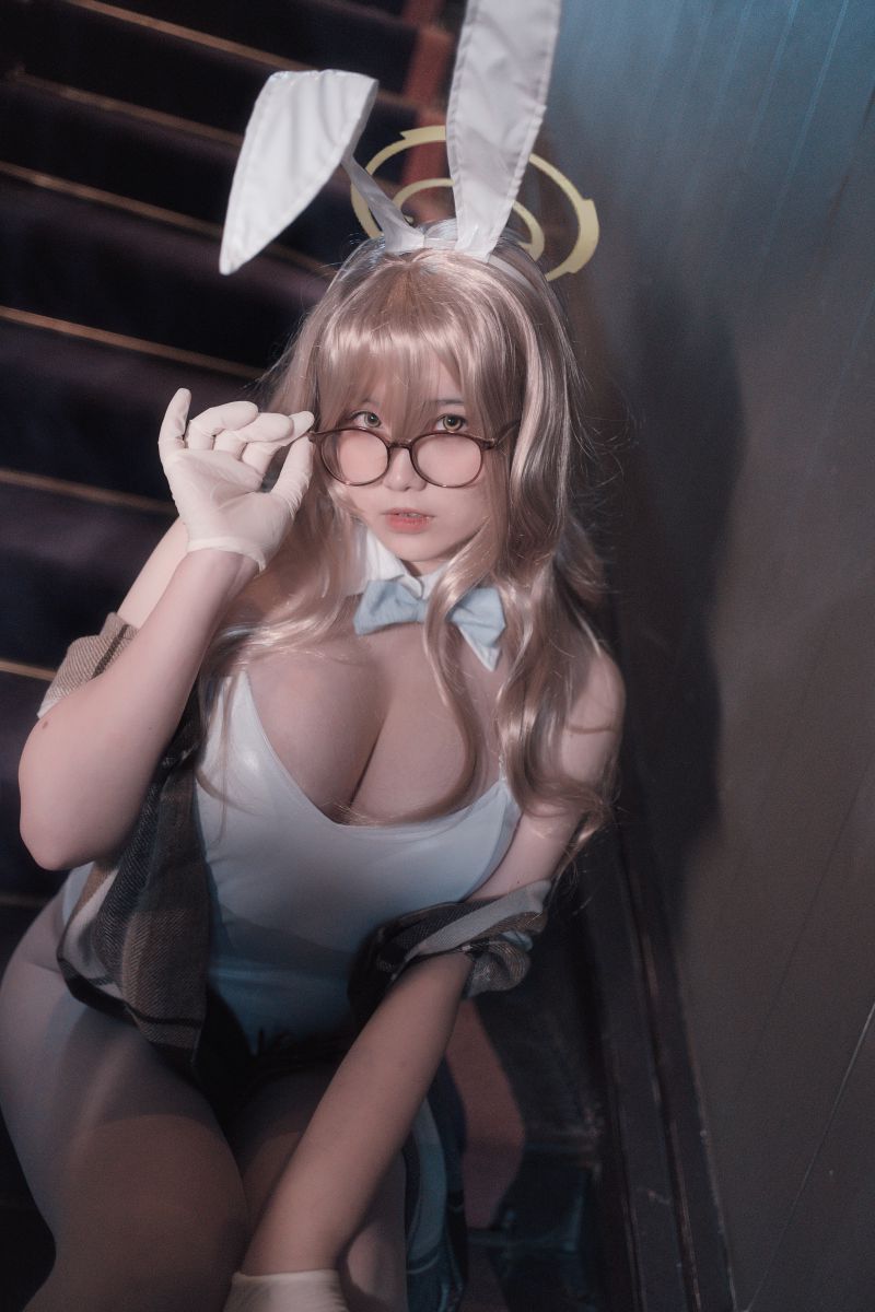 阿半今天很开心 – NO.023 蔚蓝档案 室笠茜 兔女郎[47P7V-348MB]插图