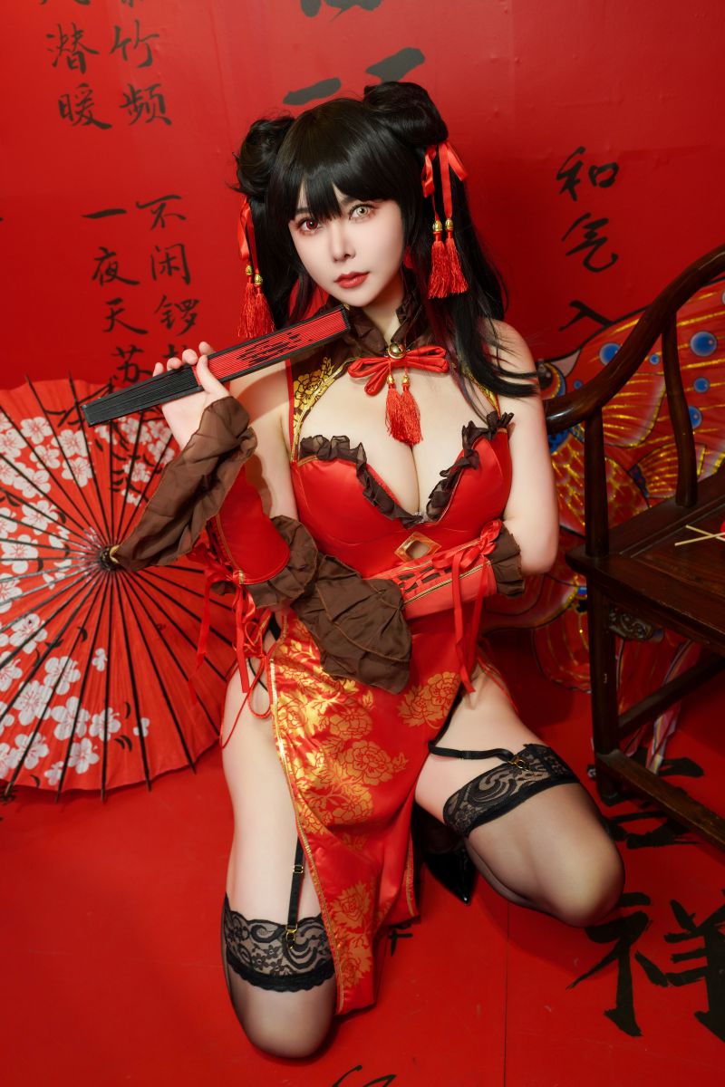 亚马逊鲶鱼 – NO.017 时崎狂三 旗袍[25P-1V-547M]插图
