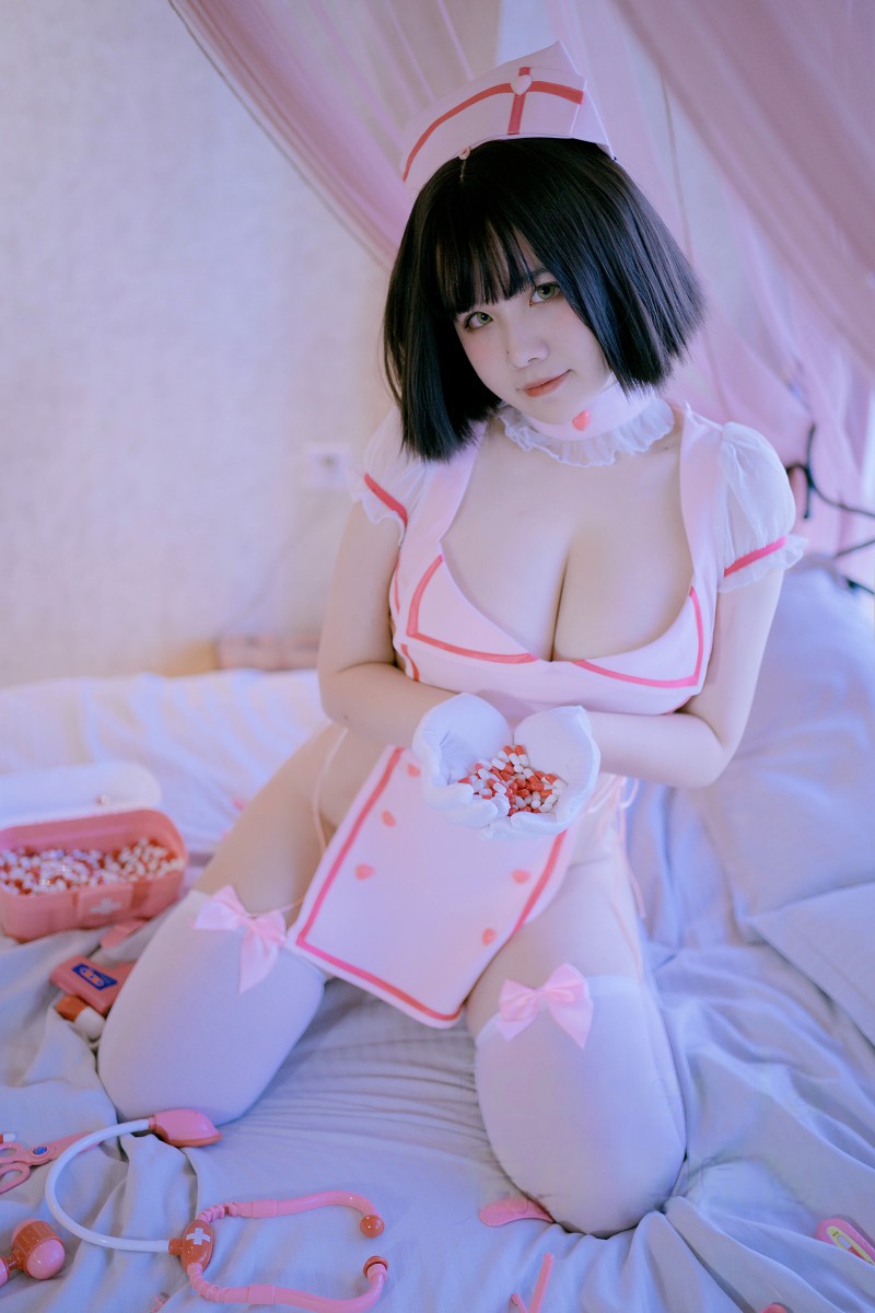阿半今天很开心 – NO.026 粉护士[37P-404.2M]插图1