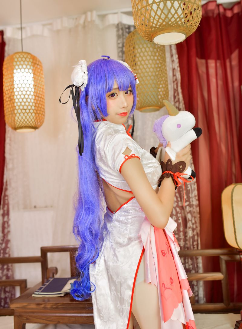 九曲Jean – NO.105 Unicorn Qipao[9P-54.7M]插图1